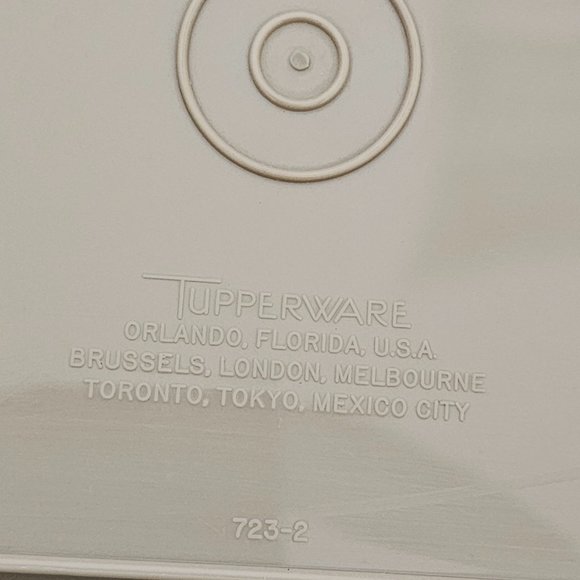 VTG Tupperware 723-4 Pc Ivory Color Deviled Egg Container Tray Keeper w/… - Picture 4 of 8